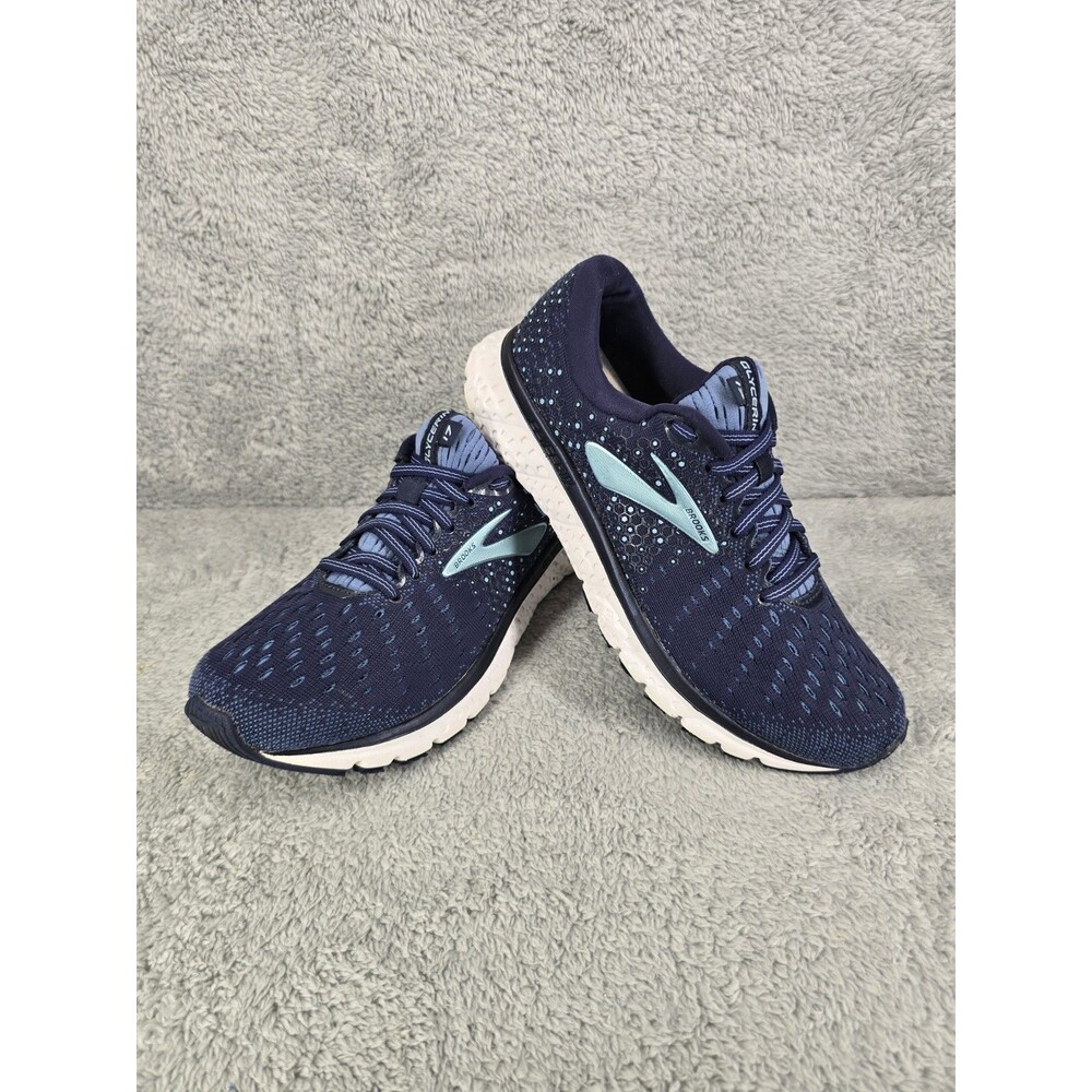 ​Brooks Glycerin 17 Navy Blue Running Shoes Women's Size 8 Medium B 1202831B436